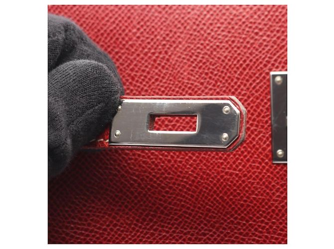 Hermès Borsa Hermes Kelly Sport MM Rouge Moyen Rosso - vista 13