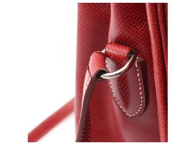 Hermès Borsa Hermes Kelly Sport MM Rouge Moyen Rosso - vista 15