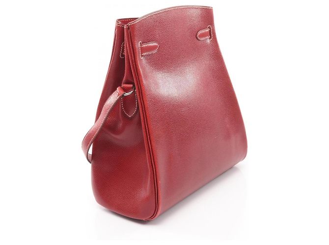 Hermès Borsa Hermes Kelly Sport MM Rouge Moyen Rosso - vista 2