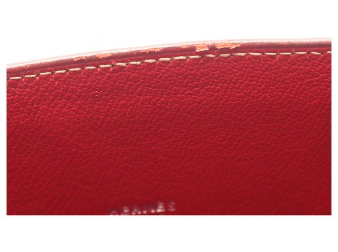 Hermès Borsa Hermes Kelly Sport MM Rouge Moyen Rosso - vista 7