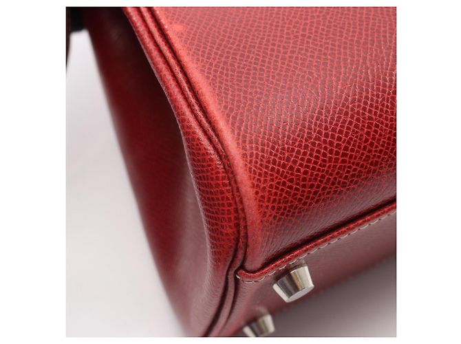 Hermès Borsa Hermes Kelly Sport MM Rouge Moyen Rosso - vista 8