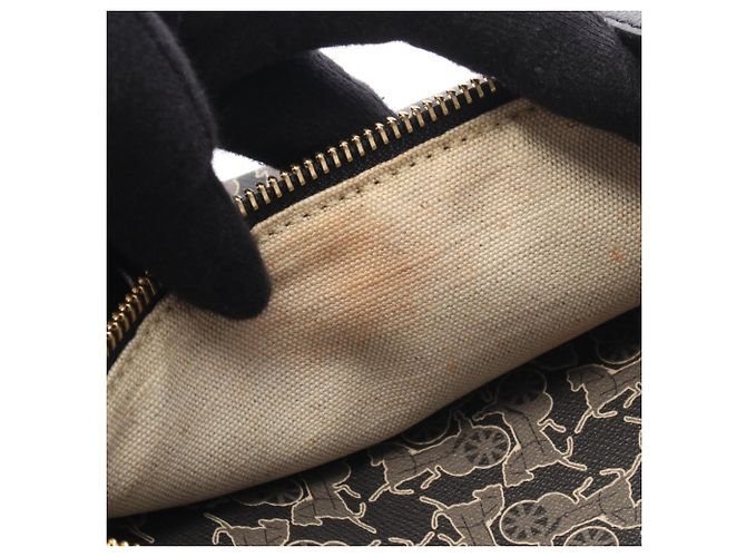 Céline Borsa a Spalla/Borsa a Mano Celine Sulky Marrone Nero - vista 10