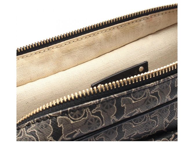 Céline Borsa a Spalla/Borsa a Mano Celine Sulky Marrone Nero - vista 7