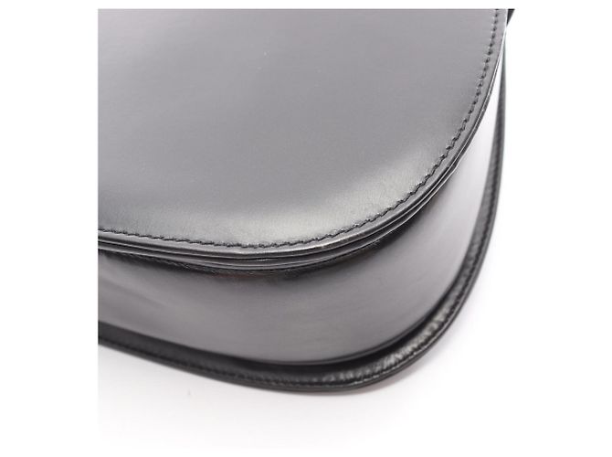 Borsa Gucci Bamboo in pelle nera Nero - vista 7
