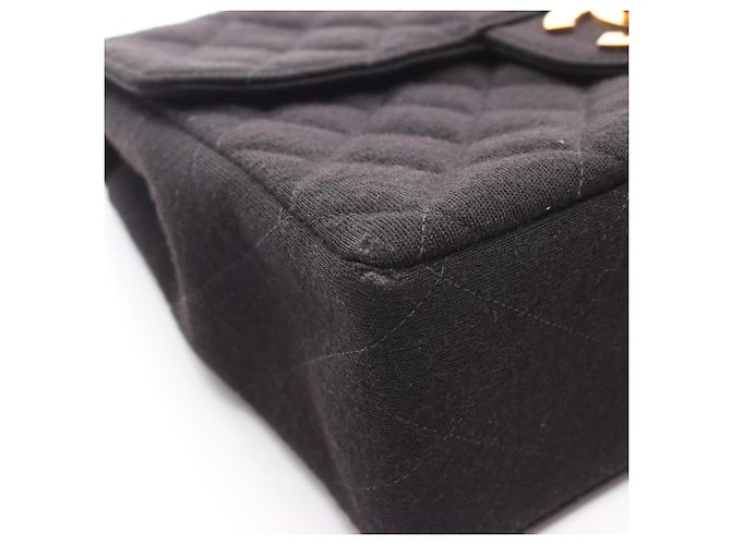 Timeless Borsa a Spalla Chanel Large Matelassé Nera Nero - vista 11