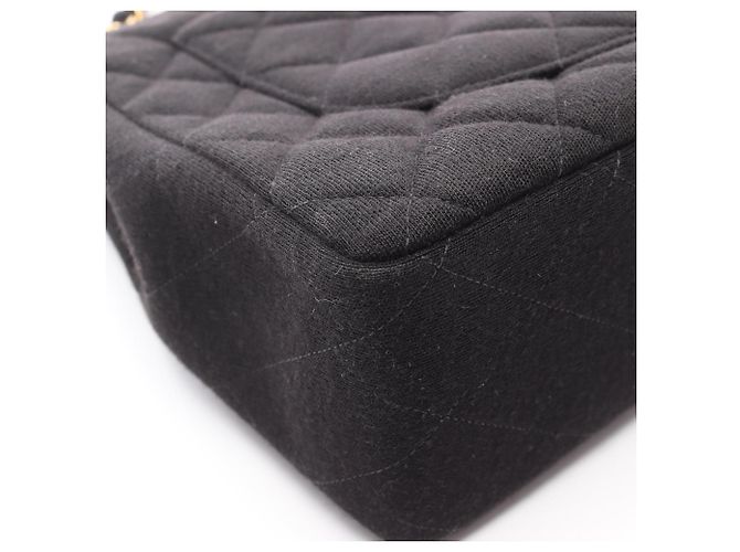 Timeless Borsa a Spalla Chanel Large Matelassé Nera Nero - vista 13
