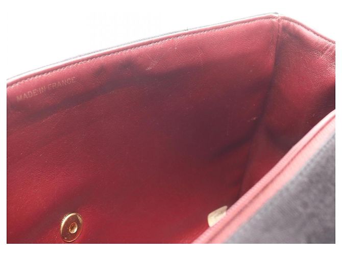 Timeless Borsa a Spalla Chanel Large Matelassé Nera Nero - vista 7