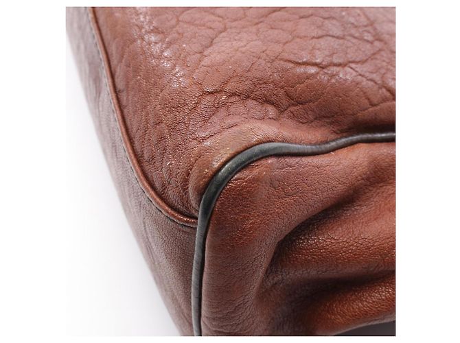 Borsa Fendi Etnico 8BN162 in pelle marrone - vista 6