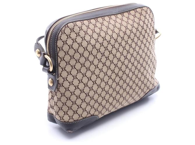 Céline Borsa a Spalla Celine Macadam Marrone Beige - vista 2