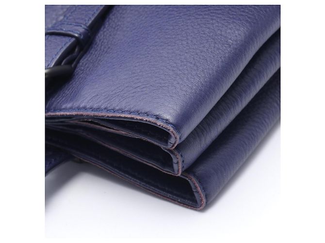 Borsa Bottega Veneta Roma Bag Medium Blu navy - vista 8