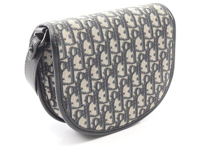 Christian Dior Dior GALLOP Mini Oblique Borsa a tracolla Crudo Blu navy - vista 2