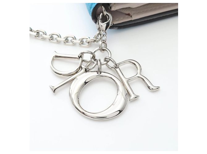 Christian Dior Diorissimo Chain Wallet Blu - vista 5