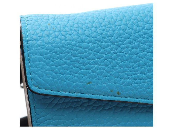 Christian Dior Diorissimo Chain Wallet Blu - vista 7