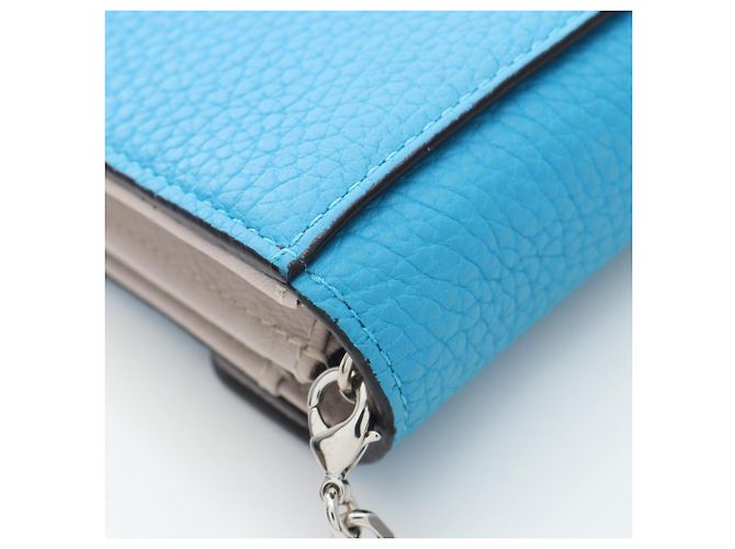 Christian Dior Diorissimo Chain Wallet Blu - vista 8