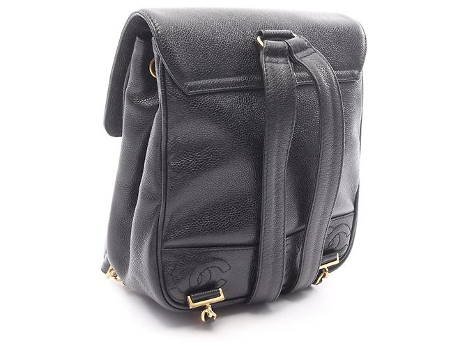 Zaino/Borsa Chanel Triple Coco Mark Nero - vista 2