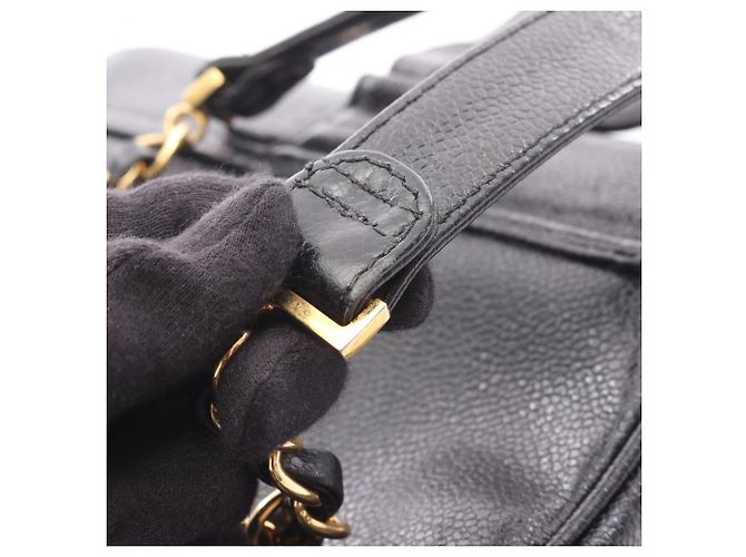 Zaino/Borsa Chanel Triple Coco Mark Nero - vista 7