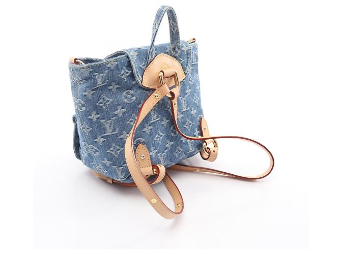 Zaino/Borsa Louis Vuitton Venice Monogram Denim Blu - vista 2