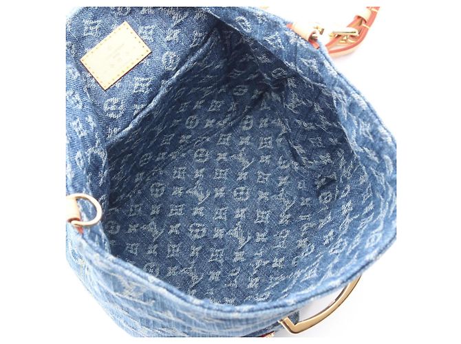 Zaino/Borsa Louis Vuitton Venice Monogram Denim Blu - vista 3