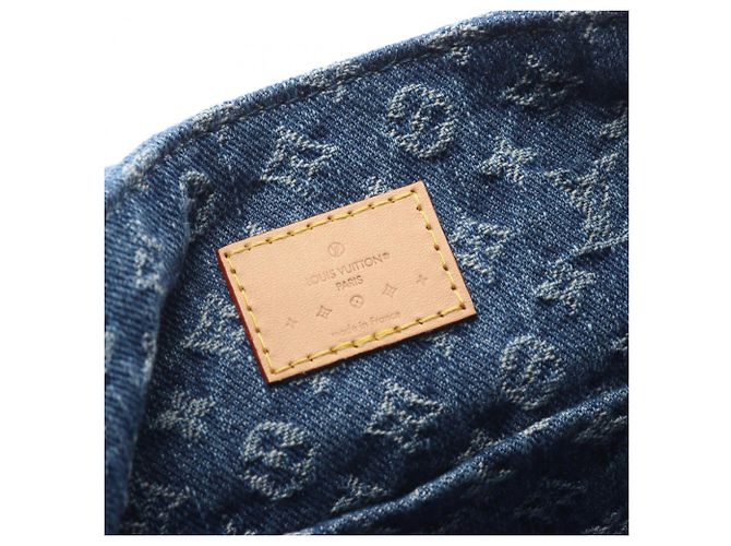 Zaino/Borsa Louis Vuitton Venice Monogram Denim Blu - vista 4