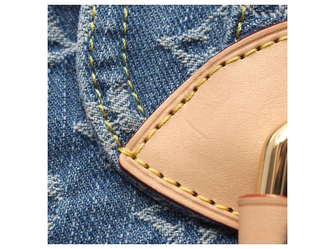 Zaino/Borsa Louis Vuitton Venice Monogram Denim Blu - vista 7