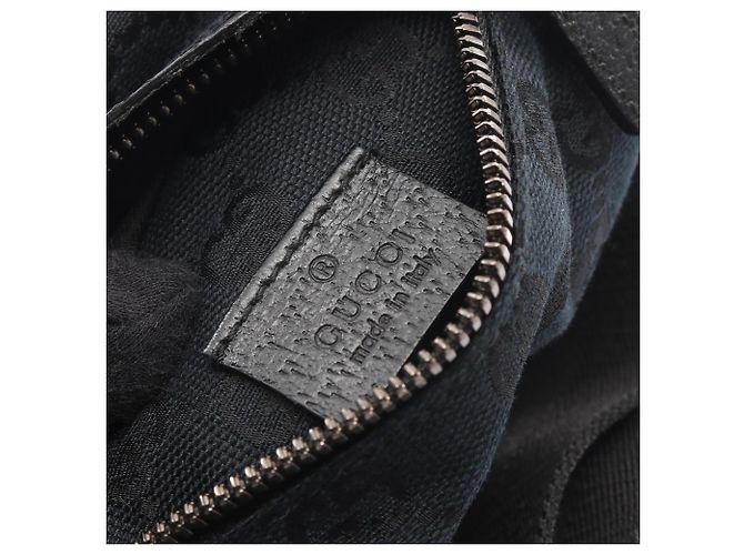 Marsupio Gucci GG Canvas Nero Blu navy - vista 4