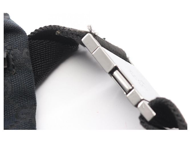 Marsupio Gucci GG Canvas Nero Blu navy - vista 7