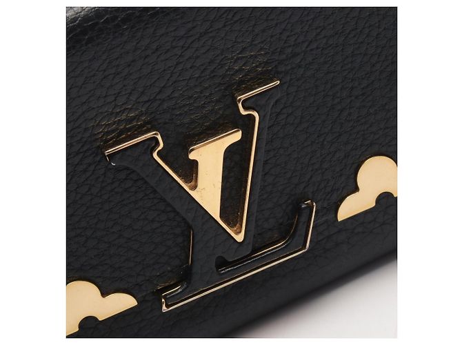 Louis Vuitton Capucines Noir Bi-fold Long Wallet Schwarz - Ansicht 10
