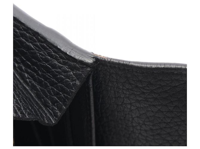 Louis Vuitton Capucines Noir Bi-fold Long Wallet Schwarz - Ansicht 8