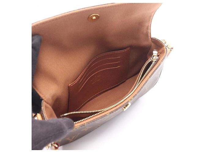 Portafoglio con Catena Louis Vuitton Ivy 2-Way Handbag Marrone - vista 3