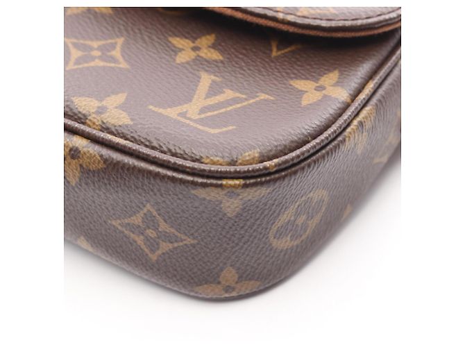 Portafoglio con Catena Louis Vuitton Ivy 2-Way Handbag Marrone - vista 5