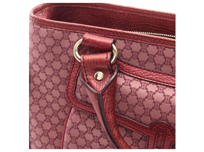 Céline Celine Boogie Bag Macadam Handtasche Bordeaux - Ansicht 7