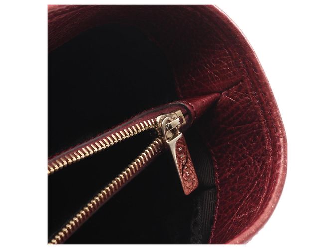 Céline Celine Boogie Bag Macadam Handtasche Bordeaux - Ansicht 8