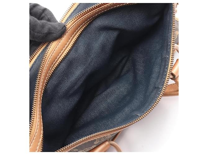 Céline Borsa Celine Paris Macadam Marrone Blu - vista 10