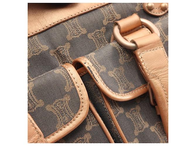 Céline Borsa Celine Paris Macadam Marrone Blu - vista 11
