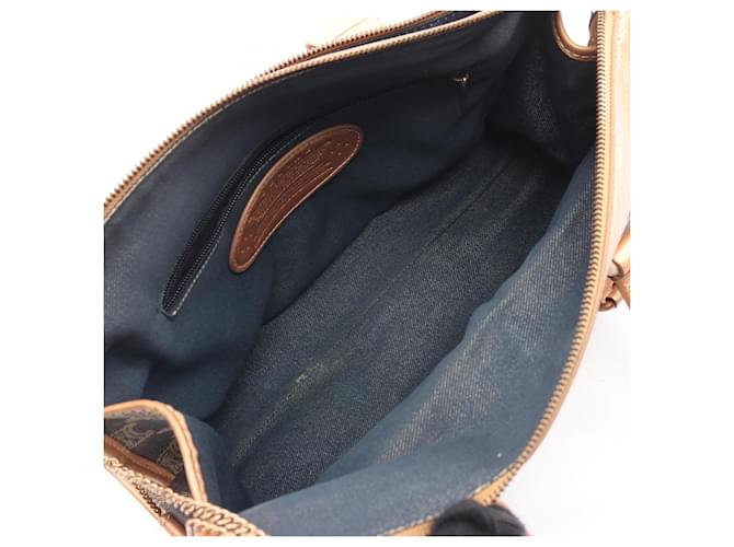 Céline Borsa Celine Paris Macadam Marrone Blu - vista 3