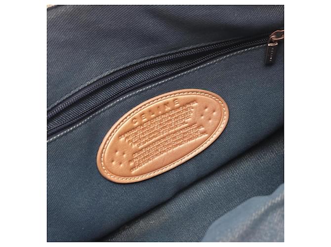 Céline Borsa Celine Paris Macadam Marrone Blu - vista 4