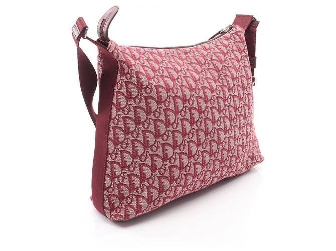 Borsa a tracolla Christian Dior Dior Trotter Bordò - vista 2