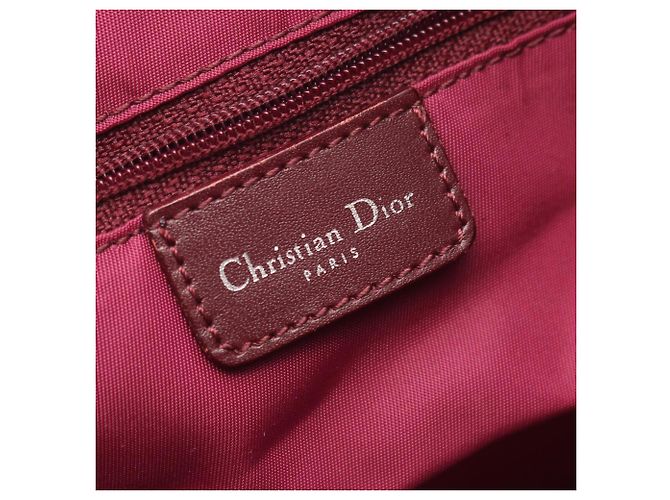 Borsa a tracolla Christian Dior Dior Trotter Bordò - vista 4