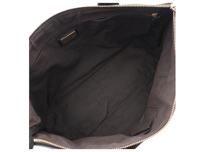 Borsa Tote Fendi Zucchino Nero - vista 3