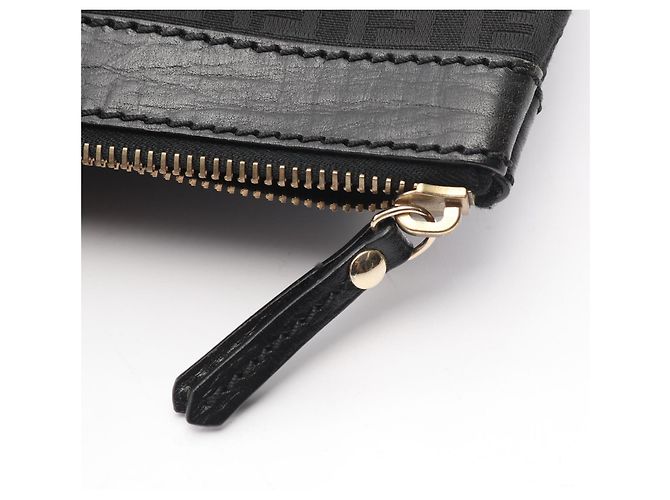 Borsa Tote Fendi Zucchino Nero - vista 9