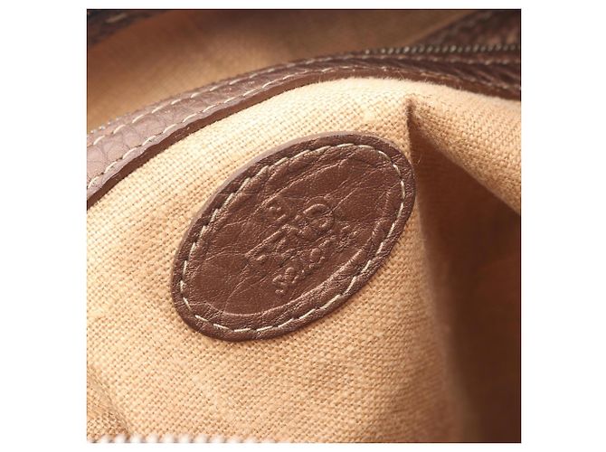 Borsa a Spalla Fendi Selleria Marrone - vista 4