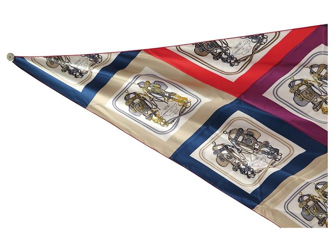 Hermès NUOVO FULLETTO DI SETA HERMES TRIANGLE BRIDES DE GALA HUGO GRYGKAR Multicolore - vista 2