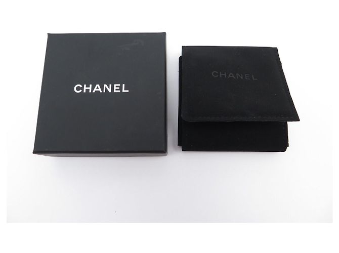 NUOVO COLLANA CHANEL LOGO CC EMAIL NERO PERLE & METALLO DORATO 49 CM D'oro - vista 10
