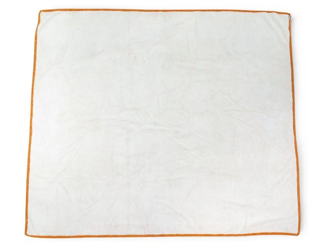 Hermès ASCENDMANO DA MARE HERMES SOLEIL 140 x 170CM ASCIUGAMANO IN COTONE Arancione - vista 7