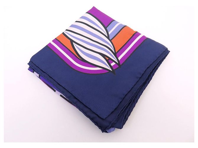 Hermès NUOVO FULLETTO HERMES QUADRIGE PIERRE PERON CARRÉ 90 SETA MULTICOLORE - vista 10