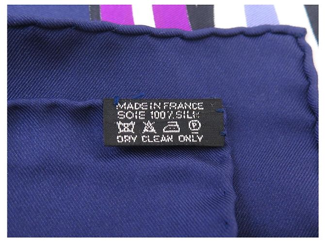 Hermès NUOVO FULLETTO HERMES QUADRIGE PIERRE PERON CARRÉ 90 SETA MULTICOLORE - vista 12
