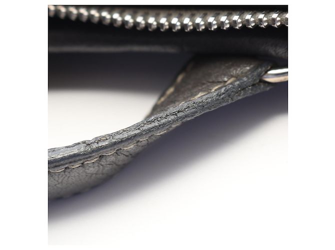 Hermès Bolso de hombro de cuero Hermes Trim 35 Gris - vista 2