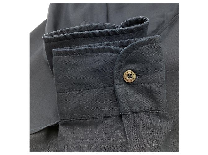 Camicia Tom Ford con bottoni in lyocell blu navy - vista 7