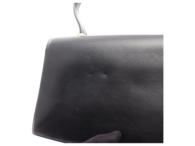 Hermès Borsa Hermes Piano in pelle nera Nero - vista 2