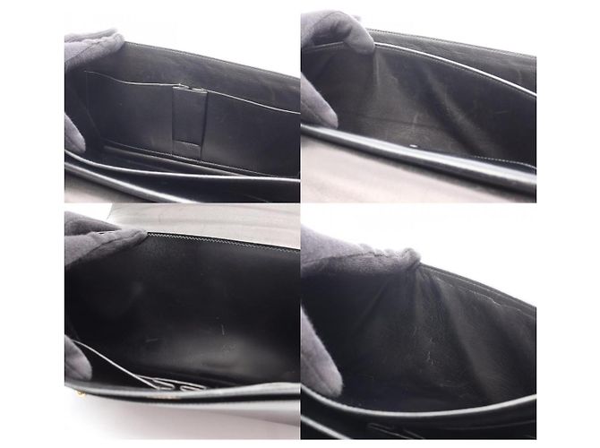 Hermès Borsa Hermes Piano in pelle nera Nero - vista 6